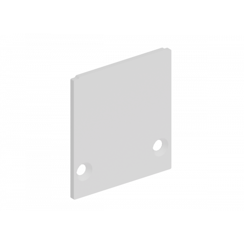 Боковая заглушка для профиля L18506 Цвет:Белый. RAL9003
