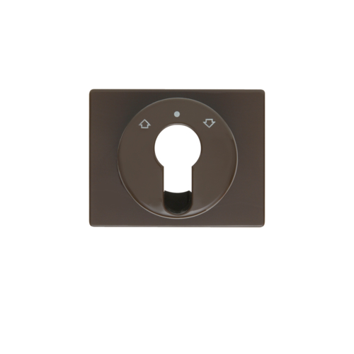 Berker Центральная панель для жалюзийного замочного выключателя/кнопки, Arsys, цвет: коричневый, глянцевый