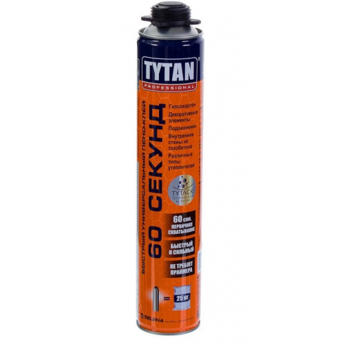 Клей-пена универсальная Tytan Professional 60 секунд 750 мл