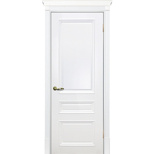 Дверь межкомнатная Текона Смальта 06 белое RAL 9003 глухое 2000х600 мм
