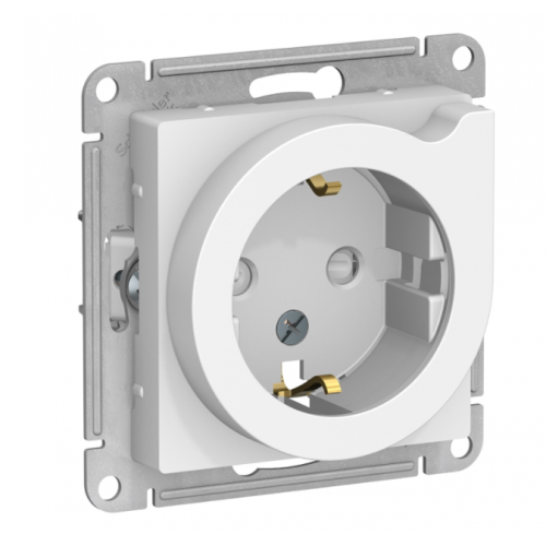 Механизм одноместной розетки Schneider Electric AtlasDesign ATN000147 белый