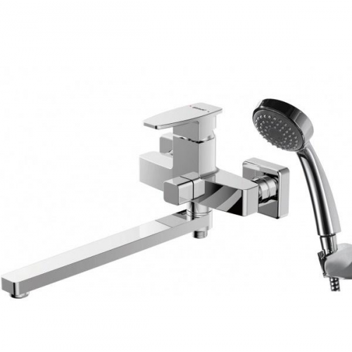 Смеситель для ванны Bravat Riffle F672106C-LB с аксессуарами
