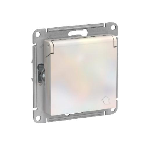 Механизм одноместной розетки Schneider Electric AtlasDesign ATN000446 жемчуг