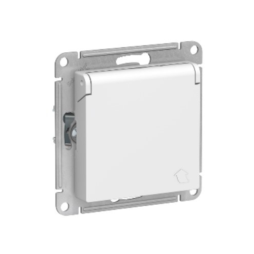 Механизм одноместной розетки Schneider Electric AtlasDesign ATN000146 белый