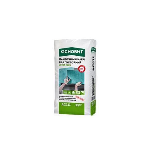 Клей для плитки Основит Мастпликс Ultra Plus АС111 Класс C1T 25 кг