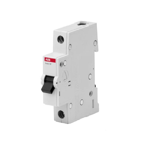 Выключатель автоматический модульный ABB Basic M 1п C 10А 4.5кА BMS411C10 2CDS641041R0104