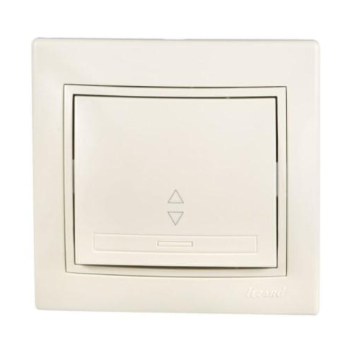 Выключатель проходной Lezard Mira 701-0303-105 крем