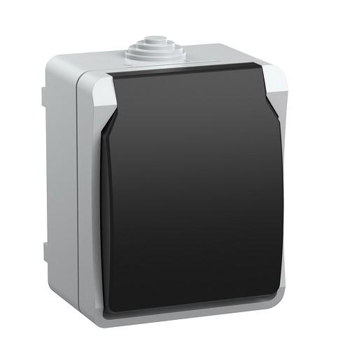 Розетка одноместная IEK Форс РСб20-3-ФСр ERS12-K03-16-54-DC