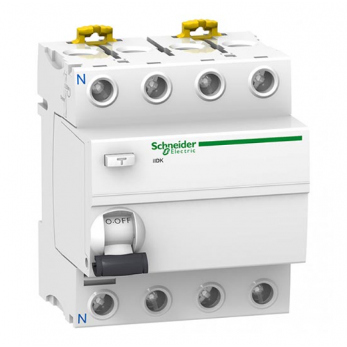 Дифференциальный выключатель нагрева Schneider Electric iID K 4P 63A 300мА AC