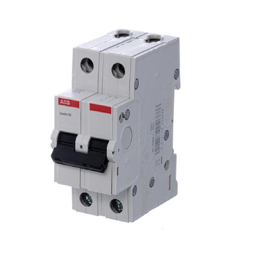 Выключатель автоматический модульный ABB Basic M 2п C 40А 4.5кА BMS412C40 2CDS642041R0404