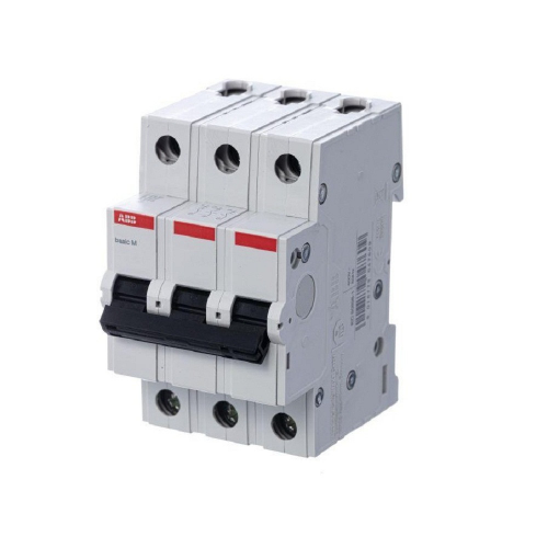 Выключатель автоматический модульный ABB Basic M 3п C 40А 4.5кА BMS413C40 2CDS643041R0404
