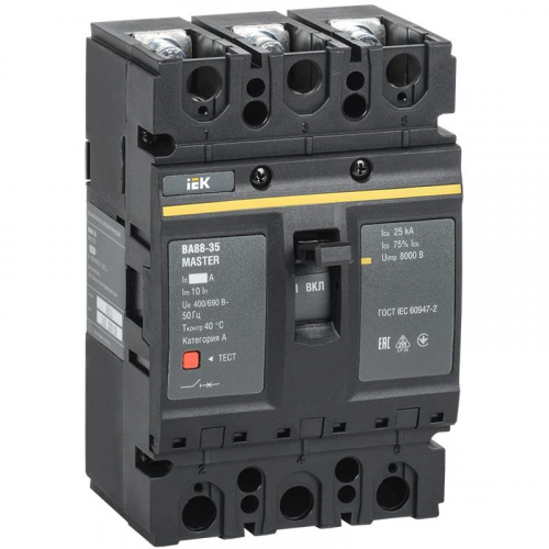 Автоматический выключатель IEK ВА88-35 Master 3Р 250А 35кА