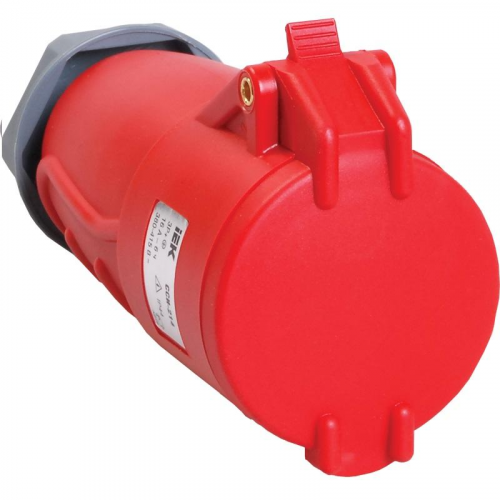 Розетка переносная IEK Magnum ССИ-215 16А-6ч/200/346-240/415В 3Р+РЕ+N IP44 PSN22-016-5 красная