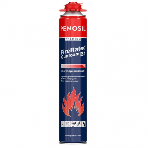 Пена монтажная Penosil Premium Fire Rated Gunfoam B1 противопожарная 720 мл