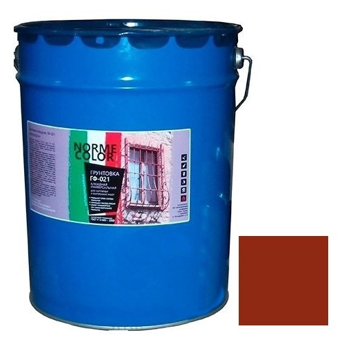 Грунтовка Norme Color ГФ-021 красно-коричневая 20 кг