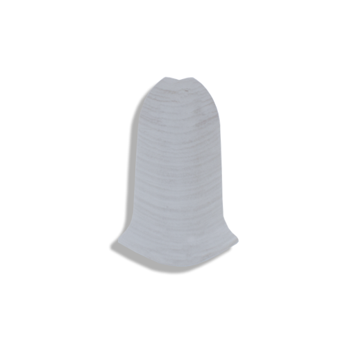 Угол наружный для плинтуса ПВХ Line Plast L061 Серый Дуб 58 мм