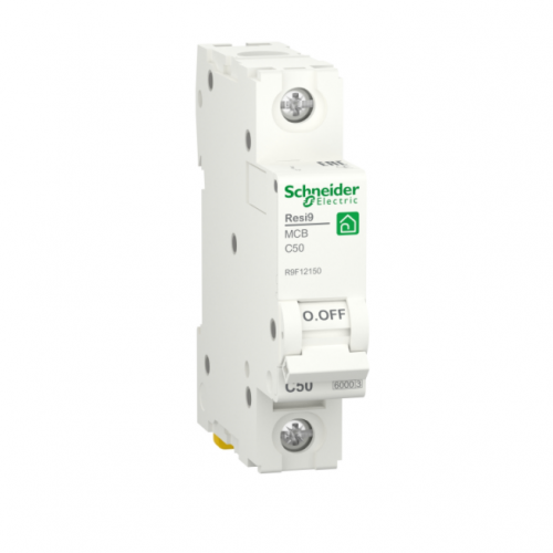 Автоматический выключатель Schneider Electric Resi9 R9F12150 АВ С 50А 1P 6кA