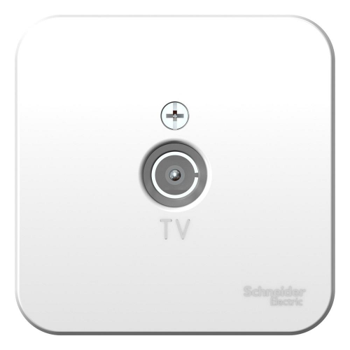 Розетка TV Schneider Electric Blanca BLNTA000011 оконечная одноместная с изолирующей пластиной белая