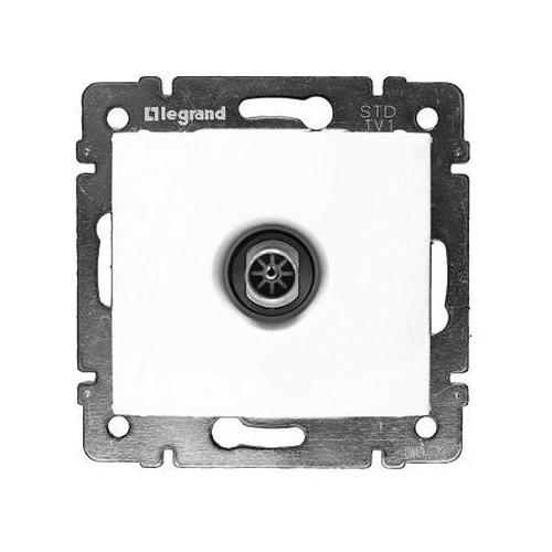 Механизм TV розетки Legrand Valena 774430 оконечный белый