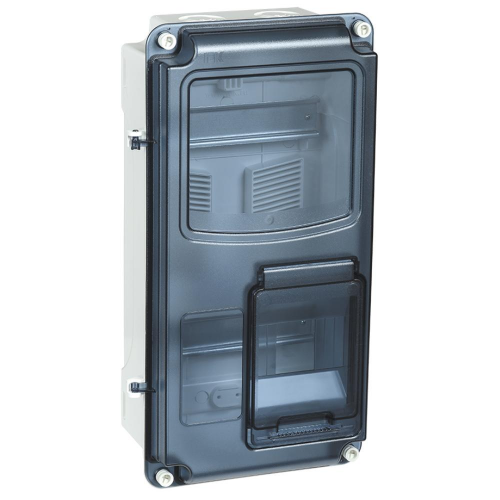 Корпус пластиковый IEK MSP1-N-08-66-L Krepta 3 ЩУРн-П 1/8 IP66 PC Light 400х218х109 мм