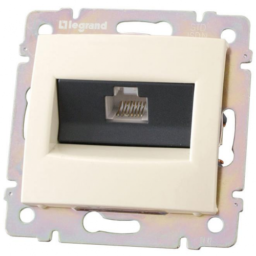 Механизм компьютерной розетки Legrand Valena 774341 RJ45-ISDN одноместный Слоновая кость