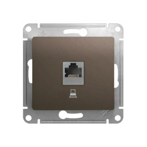 Механизм компьютерной розетки Schneider Electric Glossa GSL000881K