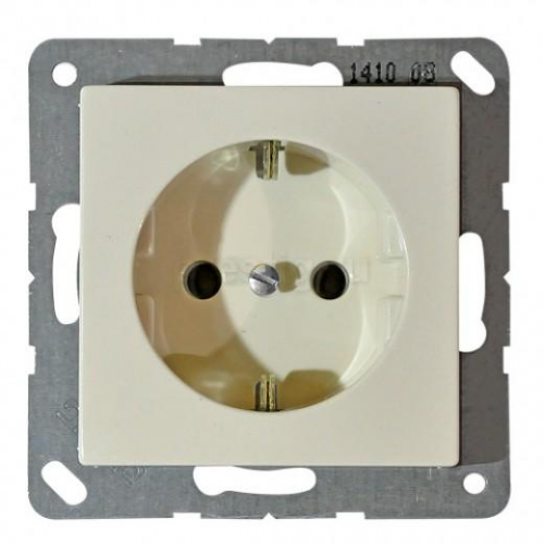 Розетка с заземлением со шторками Schneider Electric 16А