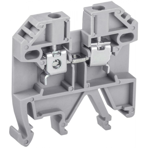 Клемма винтовая IEK КВИ YZN30-002-K03 серый 2,5 мм2
