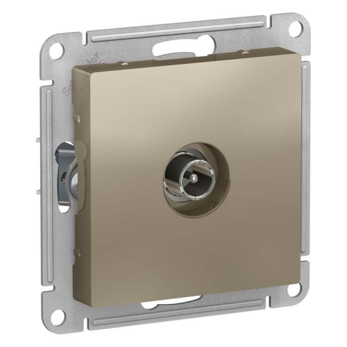 Механизм TV розетки Schneider Electric AtlasDesign ATN000591 оконечный шампань