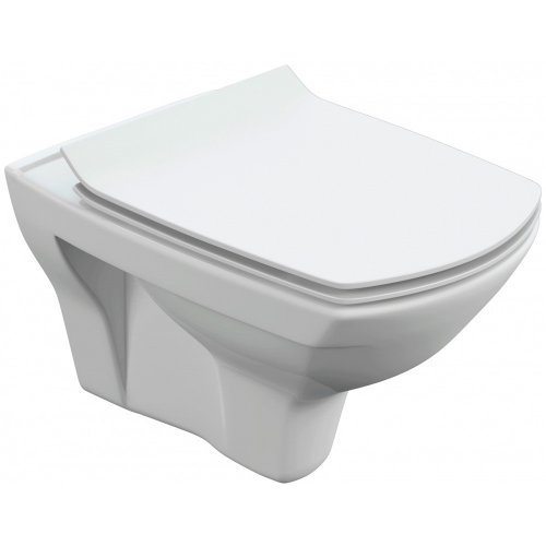 Унитаз подвесной Cersanit Carina XL Clean On DPL EO slim 215136