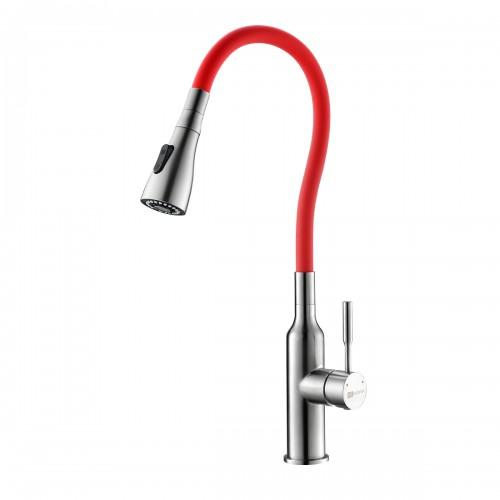 Смеситель для кухонной мойки Lemark Expert LM5082S-Red