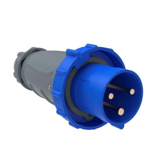 Вилка переносная IEK Magnum ССИ-033 63А-6ч/200-250В 2Р+РЕ IP67 PSN01-063-3