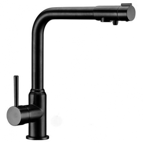 Смеситель для кухонной мойки Kaiser Teka 13044-2 Black Marble под фильтр