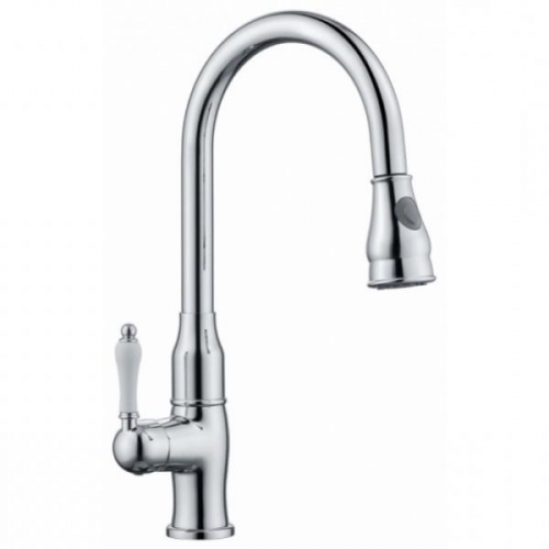 Смеситель для кухонной мойки Kaiser Vincent 31344 Chrome с вытяжной лейкой