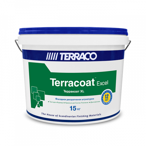 Штукатурка декоративная акриловая Terraco Терракоат XL 2100 2.0 мм 15 кг