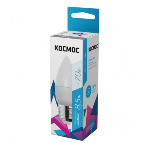 Лампа светодиодная Космос CN 8.5W 220V E27 4500K LkecLED8.5wCNE2745