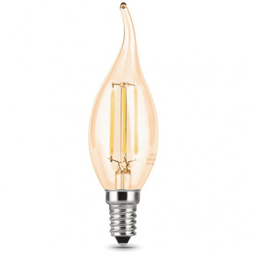 Лампа светодиодная Gauss 104801005 Filament Candle tailed 5W E14 Golden 2700K