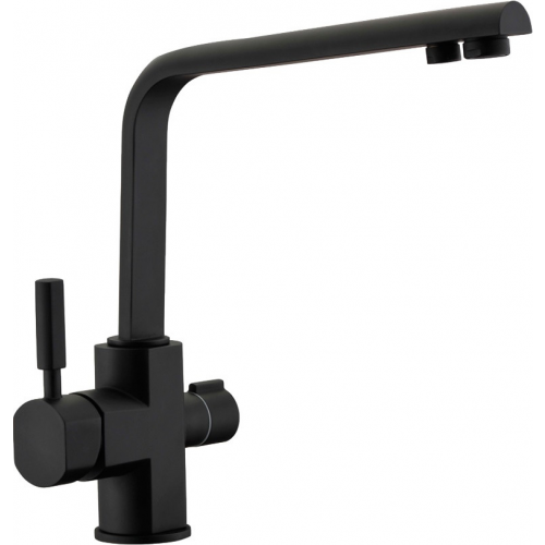 Смеситель для кухонной мойки Kaiser Decor 40144-9 Black Mat под фильтр
