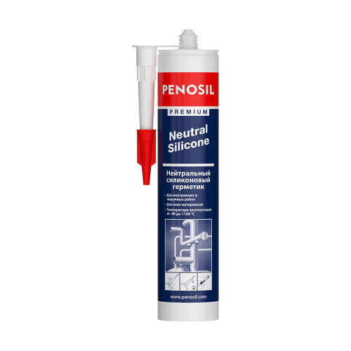 Герметик силиконовый Penosil Premium нейтральный белый 280 мл