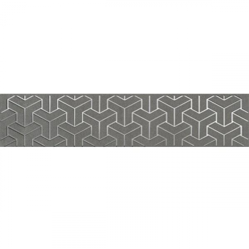 Бордюр керамический Kerama Marazzi AD/D569/6399 Ломбардиа серый темный 250х54 мм