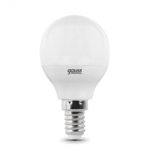 Лампа светодиодная Gauss Elementary Globe 12W 880lm 3000K Е14 53112