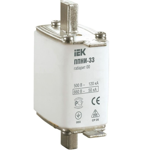 Плавкая вставка предохранителя IEK DPP10-040 ППНИ-33 40А габарит 00