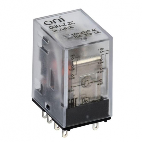 Реле общего назначения IEK OGR-2 2C OGR-2-2C-DC24V 10А