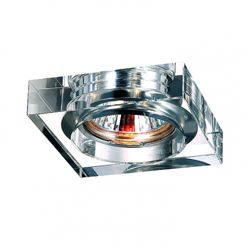 Светильник встраиваемый Novotech Glass 369482 NT09 206 прозрачный GX5.3 50W 12V