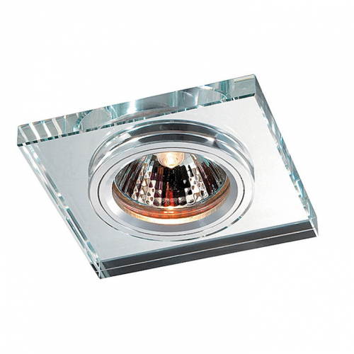 Светильник встраиваемый Novotech Mirror 369753 NT12 237 алюминий/зеркальный GX5.3 50W 12V