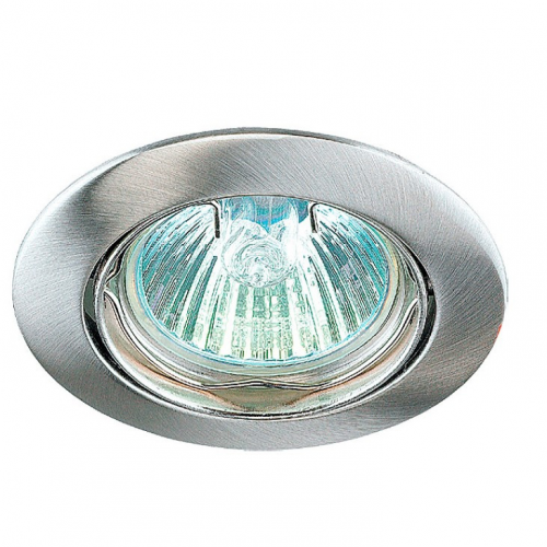 Светильник встраиваемый поворотный Novotech Crown 369103 NT09 266 никель GX5.3 50W 12V