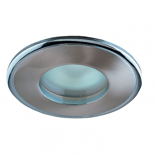 Светильник встраиваемый Novotech Aqua 369302 NT09 289 никель/хром IP65 GX5.3 50W 12V