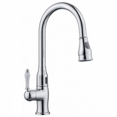 Смеситель для кухонной мойки Kaiser Vincent-Sensor 31366 Chrome с выдвижной лейкой