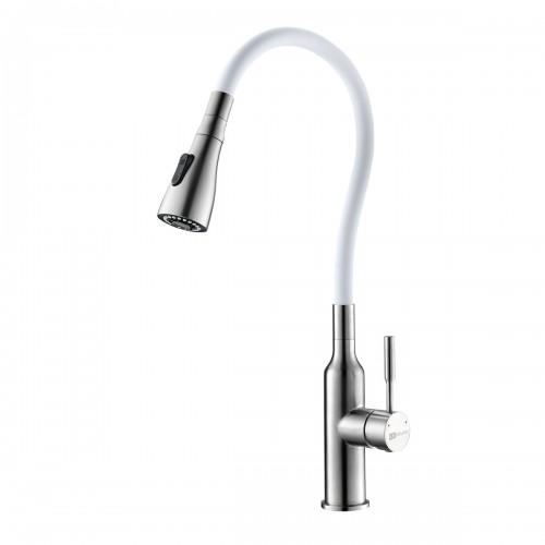 Смеситель для кухонной мойки Lemark Expert LM5082S-White