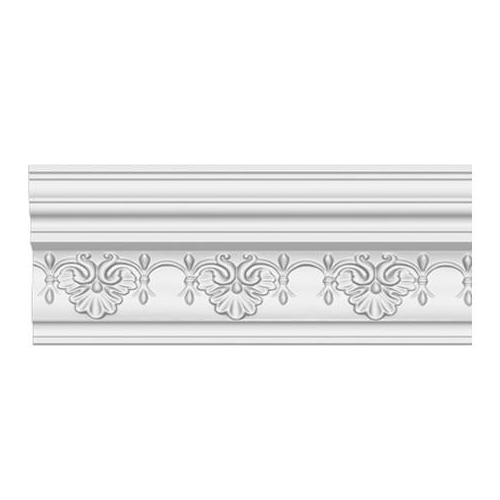Плинтус потолочный полиуретановый Decomaster DT 9851 2400х115х90 мм